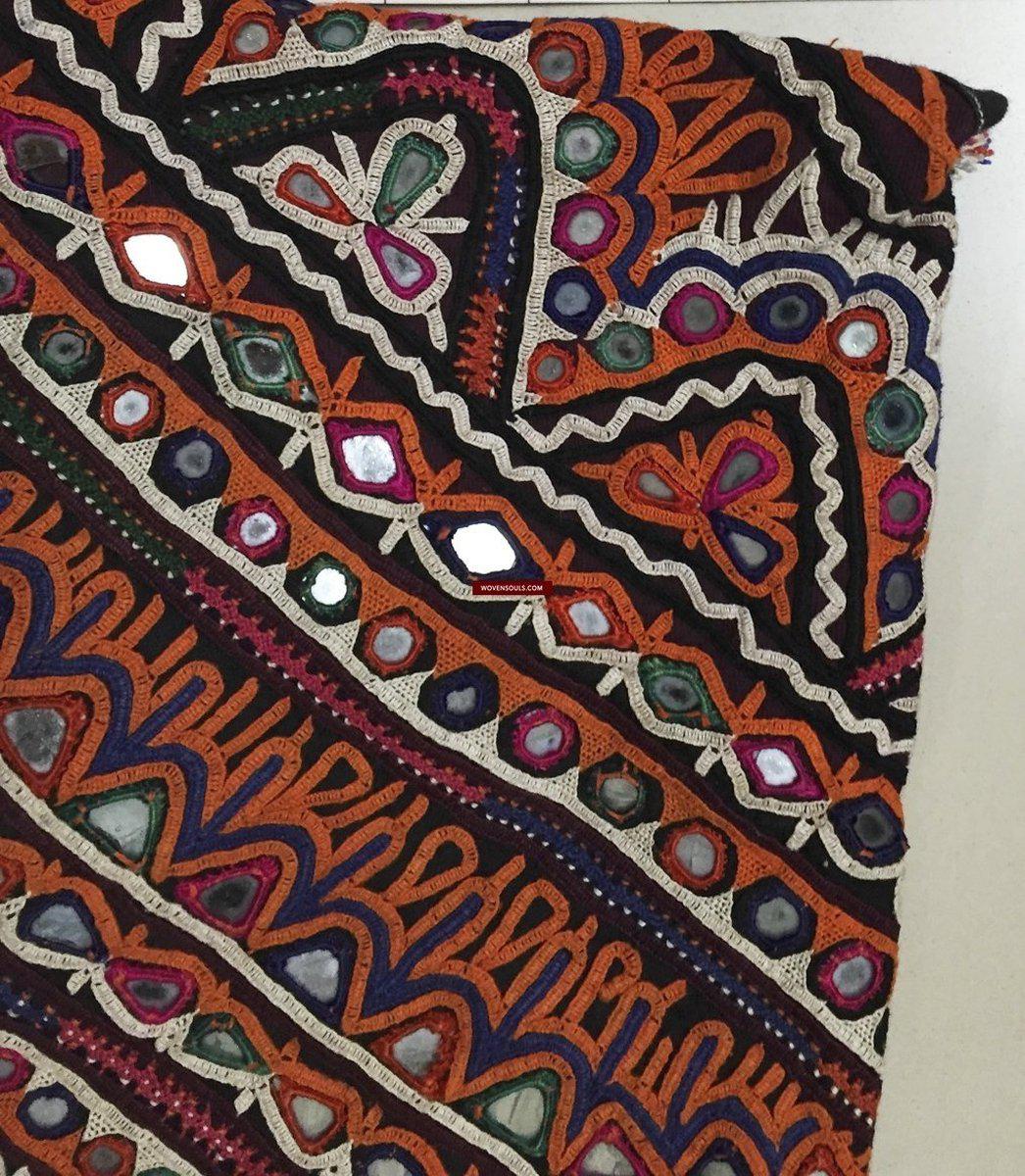 988 Borsa da dote tribale vintage ricamo capolavoro tessile-WOVENSOULS-Arredamento artistico-tessile-vintage-antico