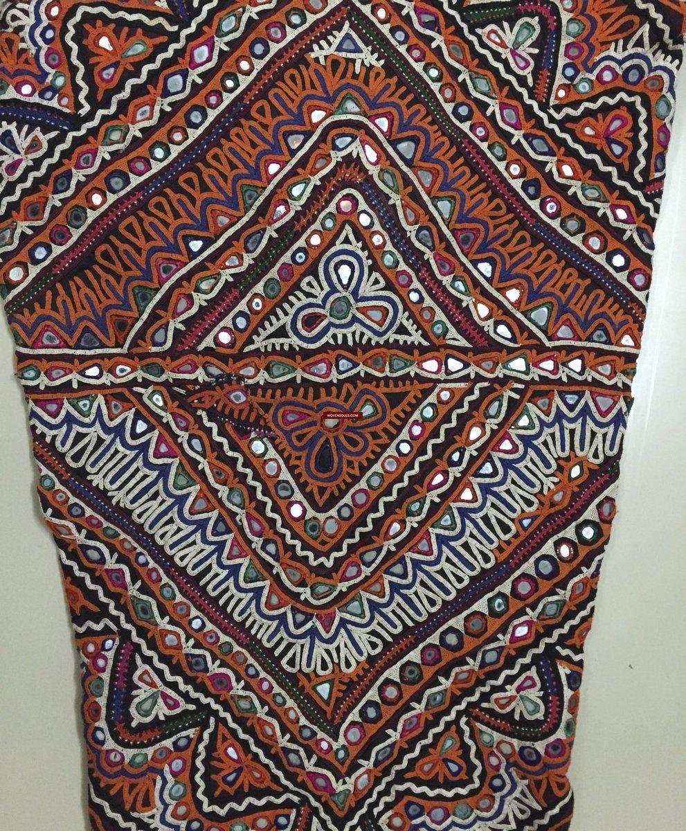988 Borsa da dote tribale vintage ricamo capolavoro tessile-WOVENSOULS-Arredamento artistico-tessile-vintage-antico
