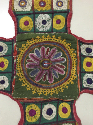 991 Vintage Chopat Game - Vintage Embroidery from Gujarat-WOVENSOULS-Antique-Vintage-Textiles-Art-Decor