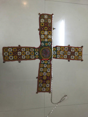 991 Vintage Chopat Game - Vintage Embroidery from Gujarat-WOVENSOULS-Antique-Vintage-Textiles-Art-Decor