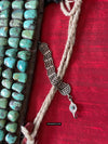 995 Old Heirloom Jewelry Ladakh Turquoise Perak Headdress-WOVENSOULS Antique Textiles &amp; Art Gallery