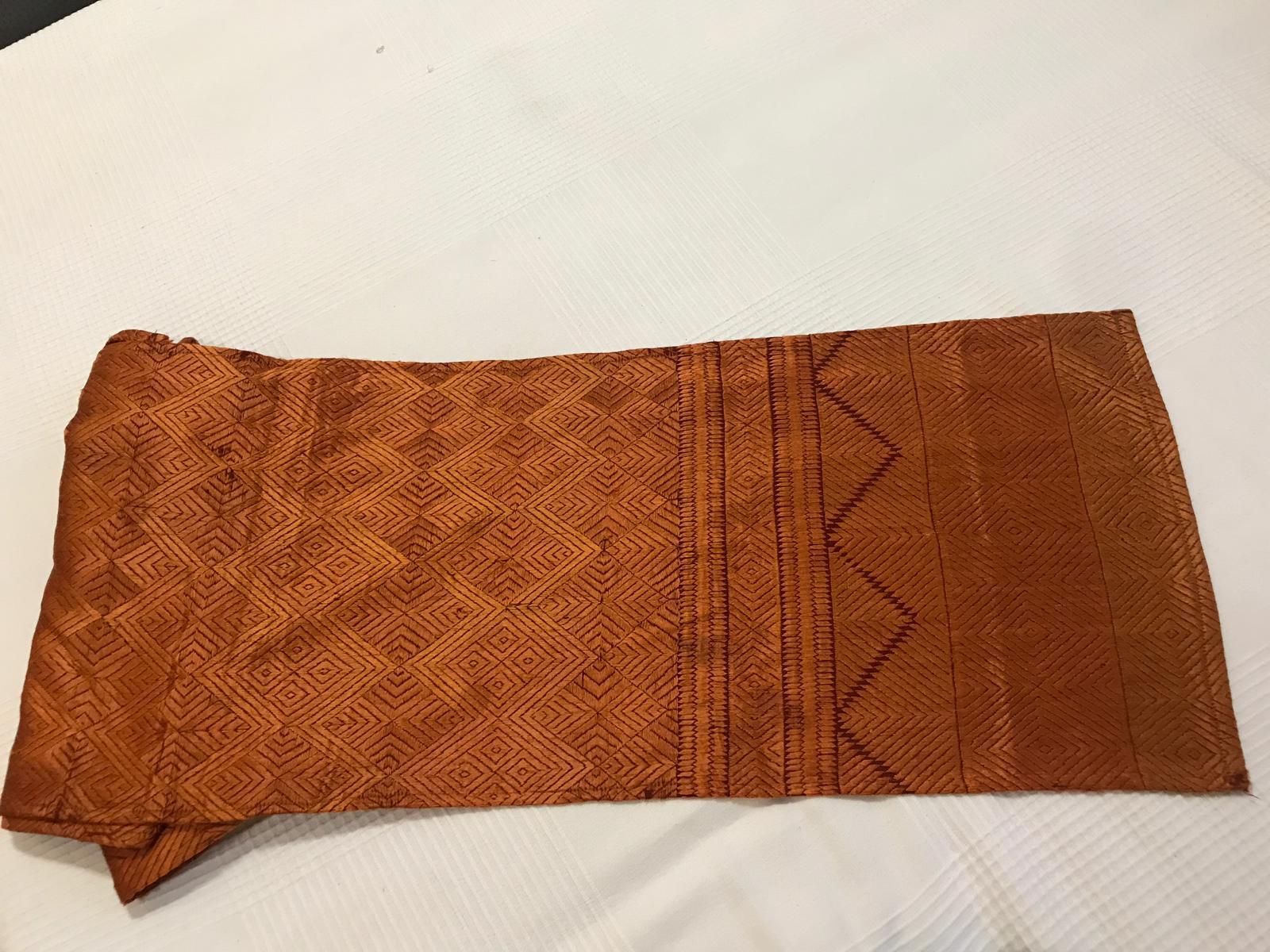 999-A SOLD Old Phulkari Bagh Stole Sized Textile-WOVENSOULS-Antique-Vintage-Textiles-Art-Decor