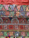 965 Pair of Quilted Textile Panels - Vintage Rabari Embroidery from Gujarat-WOVENSOULS Antique Textiles &amp; Art Gallery