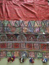 965 Pair of Quilted Textile Panels - Vintage Rabari Embroidery from Gujarat-WOVENSOULS Antique Textiles &amp; Art Gallery