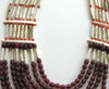 1130 Vintage Naga Tribal Bead Necklace-WOVENSOULS Antique Textiles &amp; Art Gallery