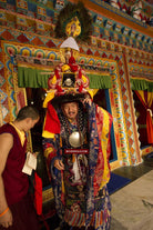 1620 Antique Buddhist Ceremonial Crown for Lama / Priest-WOVENSOULS Antique Textiles &amp; Art Gallery