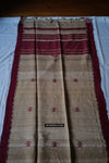 1725 - Orissa Tribal Koraput Kotpad Raw Silk Shawl-WOVENSOULS Antique Textiles &amp; Art Gallery