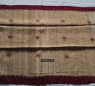 1725 - Orissa Tribal Koraput Kotpad Raw Silk Shawl-WOVENSOULS Antique Textiles &amp; Art Gallery