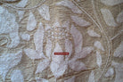 1727 SOLD Rare Revival Dhaka Kashida Kantha Silk Embroidery Shawl-WOVENSOULS Antique Textiles &amp; Art Gallery