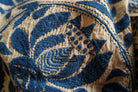 1728 Rare Revival Dhaka Kashida Kantha Silk Embroidery Shawl-WOVENSOULS Antique Textiles &amp; Art Gallery