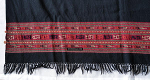 1731 Old Himachal Kinnaur Wool Shawl-WOVENSOULS Antique Textiles &amp; Art Gallery