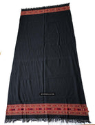 1731 Old Himachal Kinnaur Wool Shawl-WOVENSOULS Antique Textiles &amp; Art Gallery