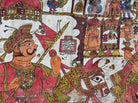 657 Complete Old Phad Narrative Painting [LARGE] / Rajasthan-WOVENSOULS-Antique-Vintage-Textiles-Art-Decor