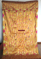 LOT 17 - 715 Phulkari Bagh with Unique Motif - SOLD-WOVENSOULS-Antique-Vintage-Textiles-Art-Decor