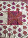 Lot 61 - 1067 Superb Antique Bridal Shawl - Embridery Swat Valley - SOLD-WOVENSOULS-Antique-Vintage-Textiles-Art-Decor