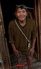 Portraits - Apatani Tribe Arunachal Pradesh-WOVENSOULS-Antique-Vintage-Textiles-Art-Decor