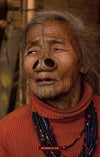 Portraits - Apatani Tribe Arunachal Pradesh-WOVENSOULS-Antique-Vintage-Textiles-Art-Decor