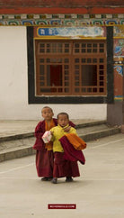 Portraits Buddhist Monks-WOVENSOULS-Antique-Vintage-Textiles-Art-Decor