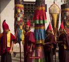 Portraits Buddhist Monks-WOVENSOULS-Antique-Vintage-Textiles-Art-Decor