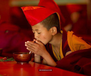 Portraits Buddhist Monks-WOVENSOULS-Antique-Vintage-Textiles-Art-Decor