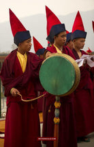 Portraits Buddhist Monks-WOVENSOULS-Antique-Vintage-Textiles-Art-Decor