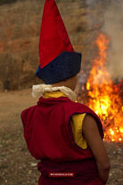 Portraits Buddhist Monks-WOVENSOULS-Antique-Vintage-Textiles-Art-Decor