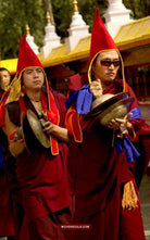 Portraits Buddhist Monks-WOVENSOULS-Antique-Vintage-Textiles-Art-Decor