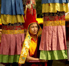 Portraits Buddhist Monks-WOVENSOULS-Antique-Vintage-Textiles-Art-Decor