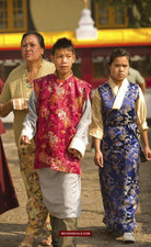 Portraits Buddhist Monks-WOVENSOULS-Antique-Vintage-Textiles-Art-Decor