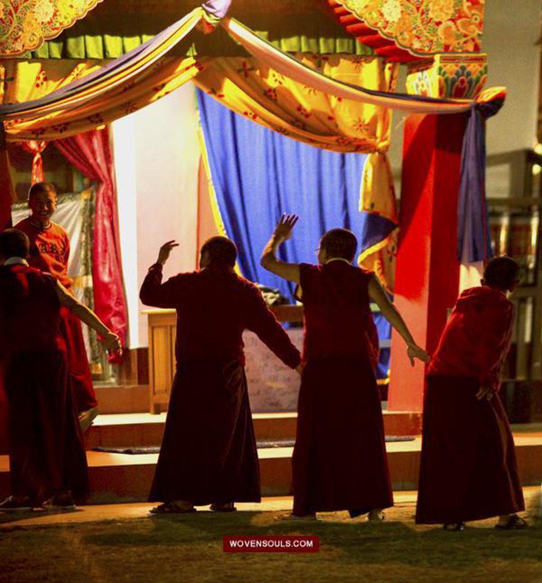 Portraits Buddhist Monks-WOVENSOULS-Antique-Vintage-Textiles-Art-Decor