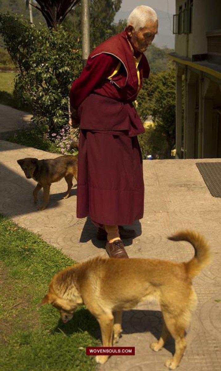 Portraits Buddhist Monks-WOVENSOULS-Antique-Vintage-Textiles-Art-Decor