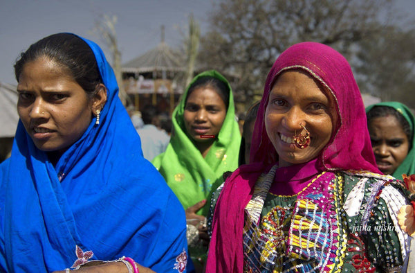 Portraits from Rajasthan - Garasia Tribe - WOVENSOULS Antique Textiles ...