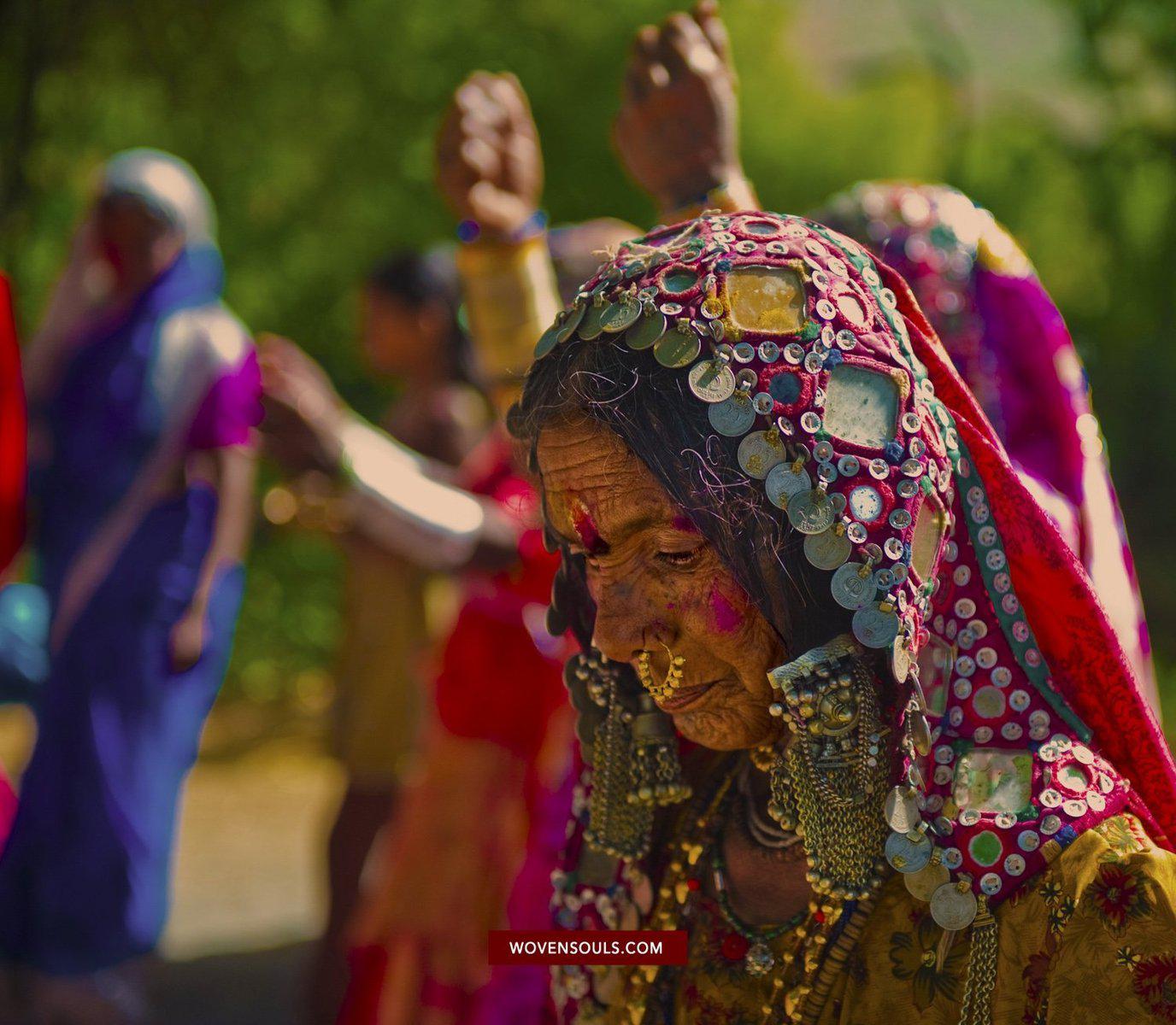 Portraits - Lambani Banjara Tribe Karnataka-WOVENSOULS-Antique-Vintage-Textiles-Art-Decor