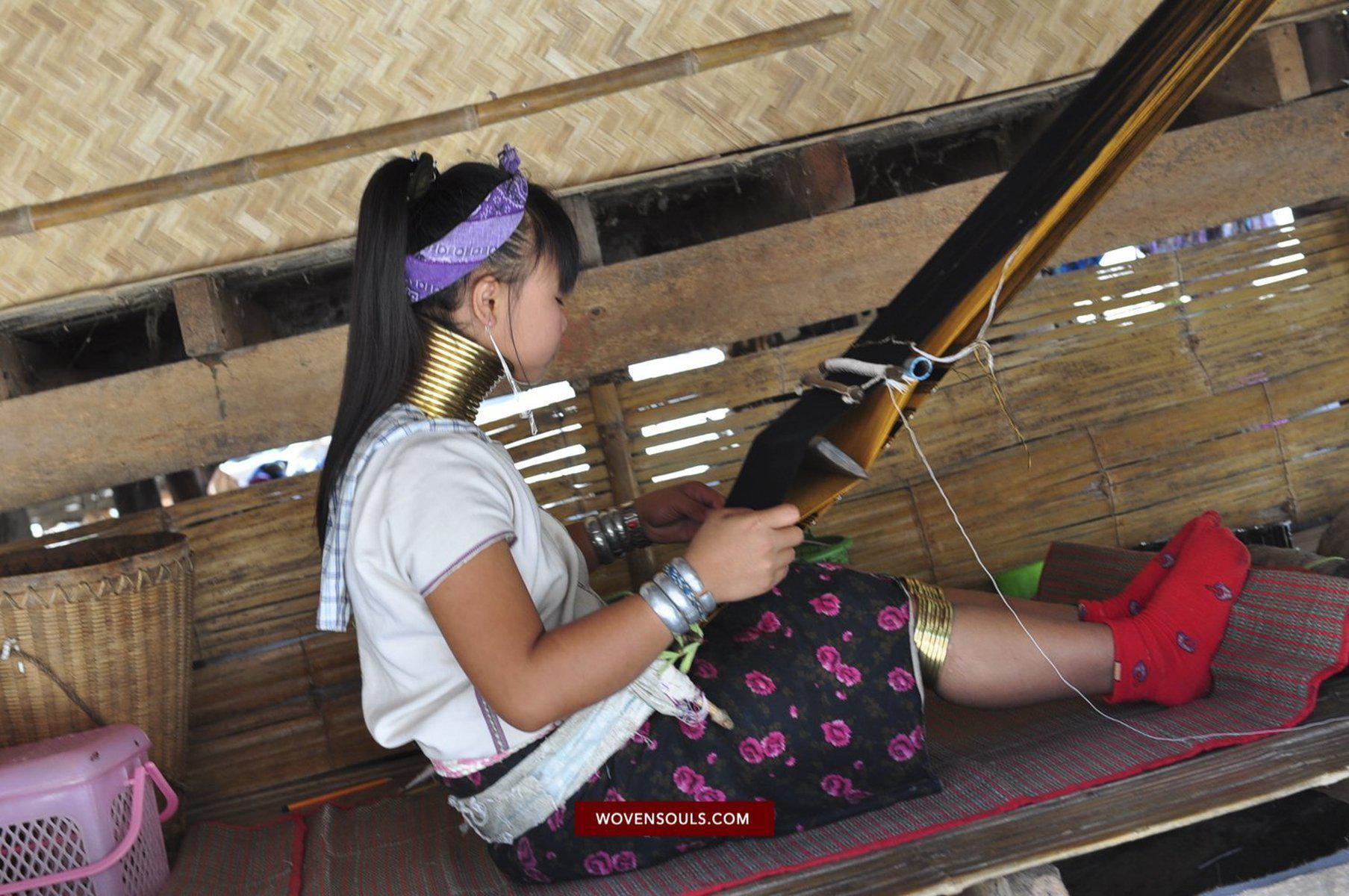 Portraits - Long Neck Karen People - Northern Thailand-WOVENSOULS-Antique-Vintage-Textiles-Art-Decor