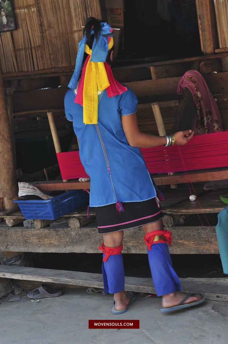 Portraits - Long Neck Karen People - Northern Thailand-WOVENSOULS-Antique-Vintage-Textiles-Art-Decor