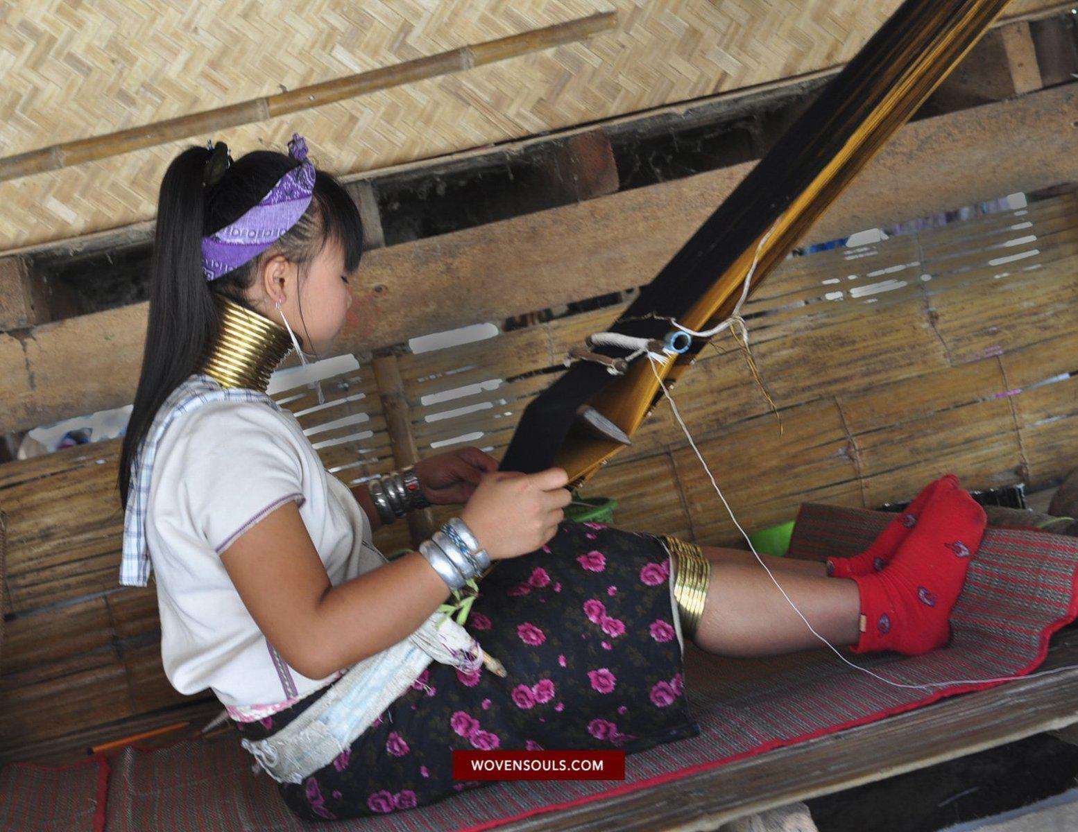 Portraits - Long Neck Karen People - Northern Thailand-WOVENSOULS-Antique-Vintage-Textiles-Art-Decor