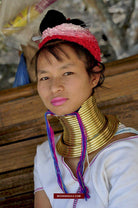 Portraits - Long Neck Karen People - Northern Thailand-WOVENSOULS-Antique-Vintage-Textiles-Art-Decor