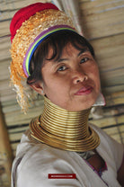 Portraits - Long Neck Karen People - Northern Thailand-WOVENSOULS-Antique-Vintage-Textiles-Art-Decor