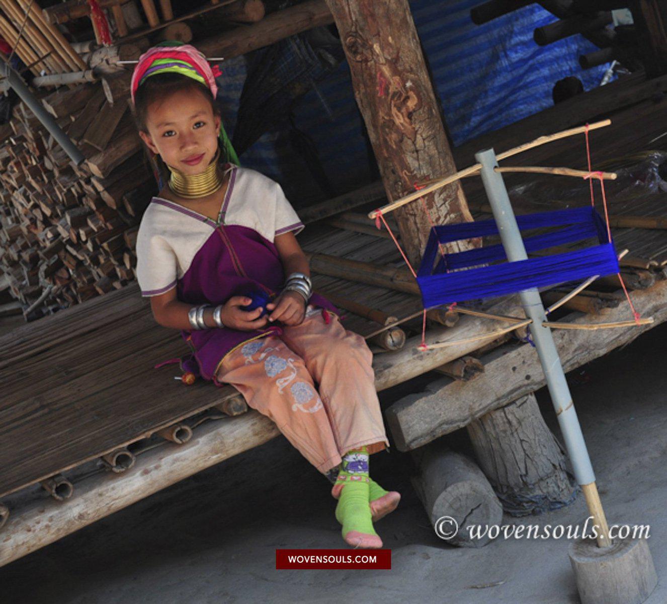 Portraits - Long Neck Karen People - Northern Thailand-WOVENSOULS-Antique-Vintage-Textiles-Art-Decor