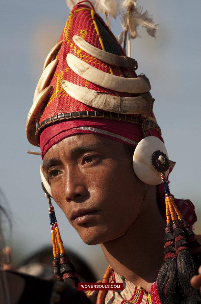 Portraits - The Spectacular Costumes of Naga Tribes, India-WOVENSOULS-Antique-Vintage-Textiles-Art-Decor